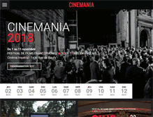 Tablet Screenshot of festivalcinemania.com